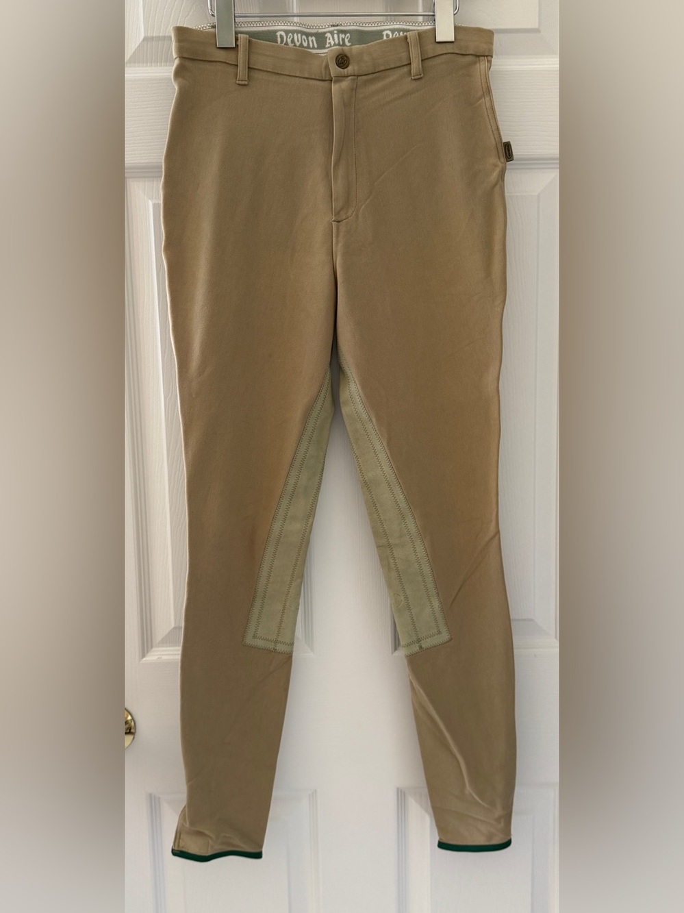 Devon-Aire 🐎Equestrian Riding Breeches Pants Size 28R Style 345R Khaki Tan